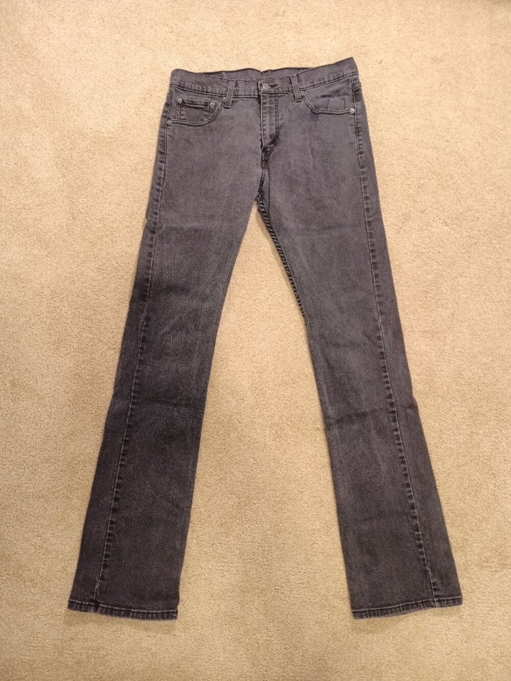 Levi's 527 Slim Bootcut Black Men's Jeans (32x36)